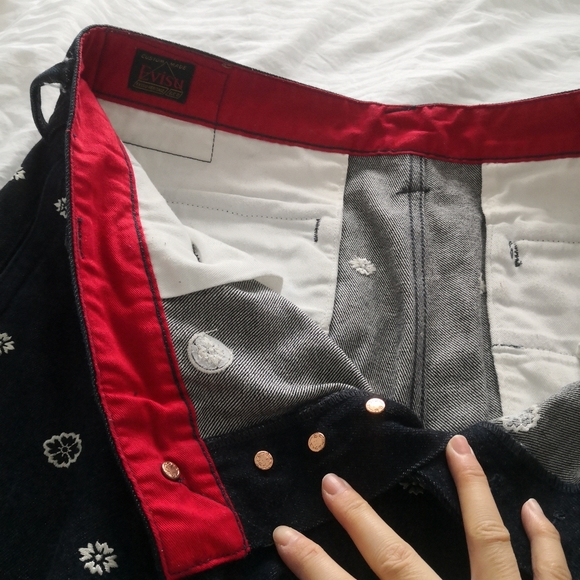 Authentic RARE Evisu custom made embroidered jeans - Picture 5 of 14